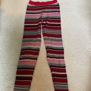 Thermal knitted leggings